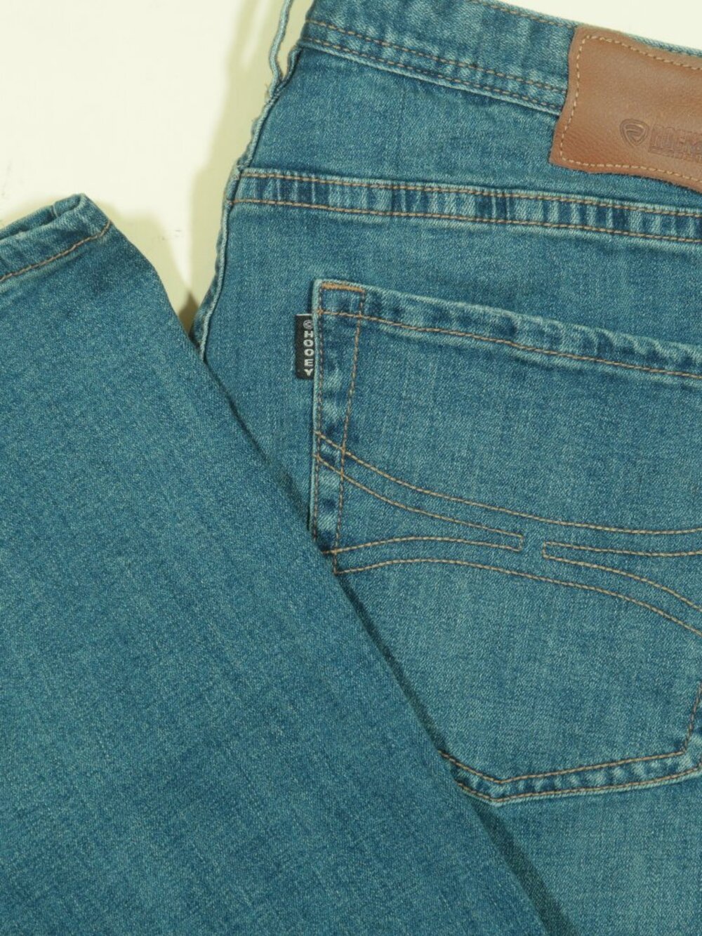 Hooey Rock and Roll Denim Revolver Slim Straight Jeans Mens 38 Blue